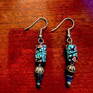 Handmade bead earrings